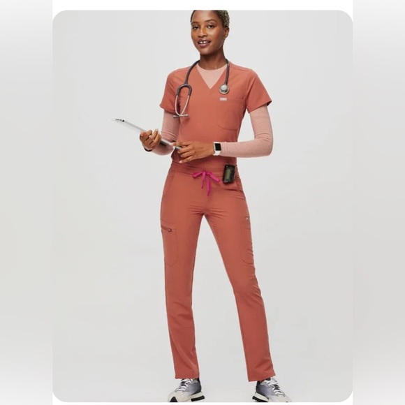 Figs Pants - Women’s high waisted yola skinny scrub pants